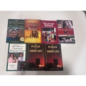 Amish and Mennonite Book Lot of 7 Peoples Place Series History Culture Religion